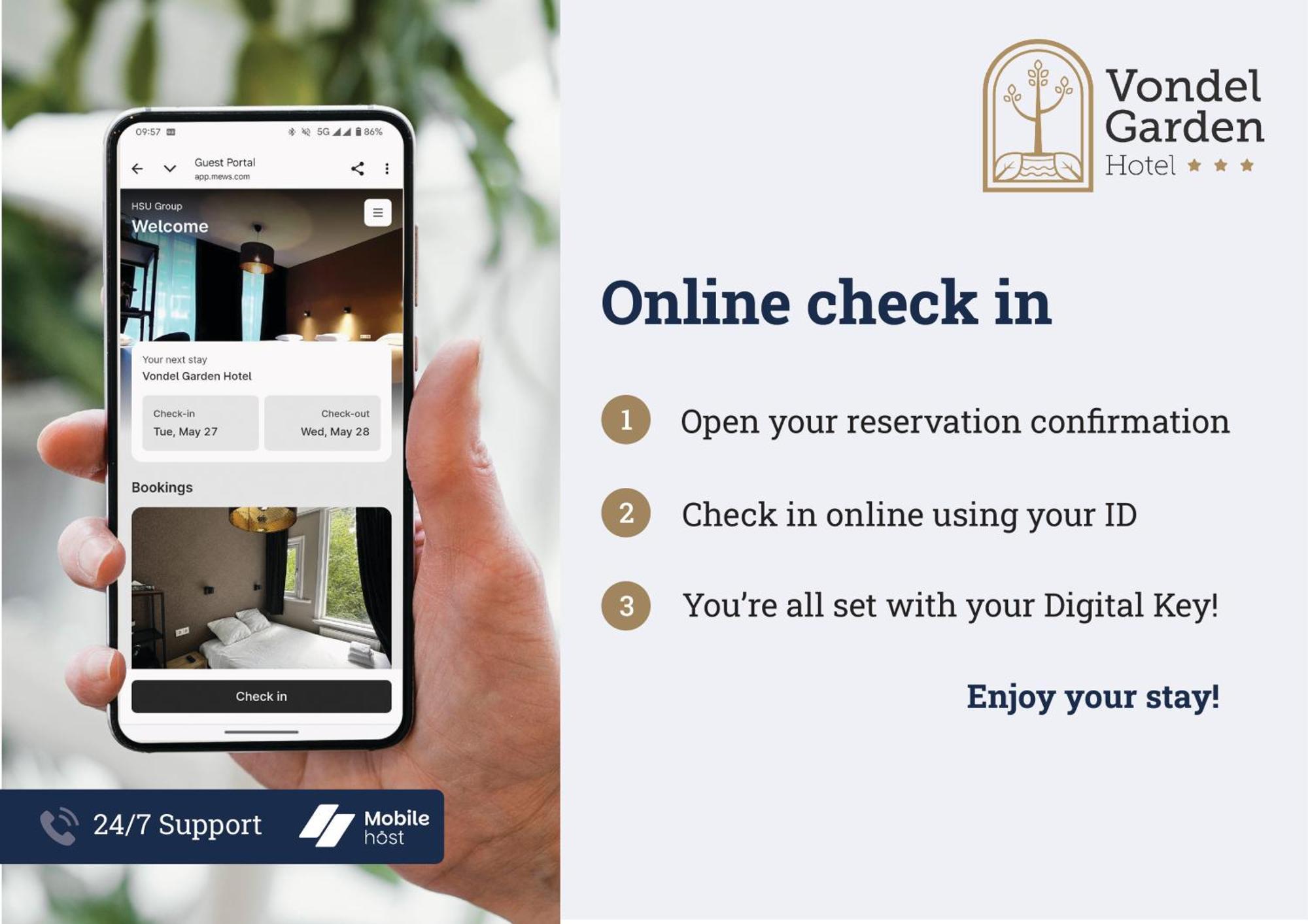 Hotel Vondel Garden - Digital Access Amsterdam Exterior photo